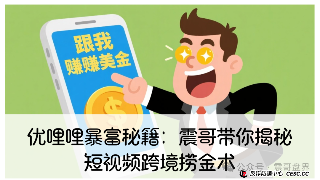 优哩哩暴富秘籍:震哥带你揭秘短视频跨境捞金术(1) 优哩哩暴富秘籍:震哥带你揭秘短视频跨境捞金术(1)