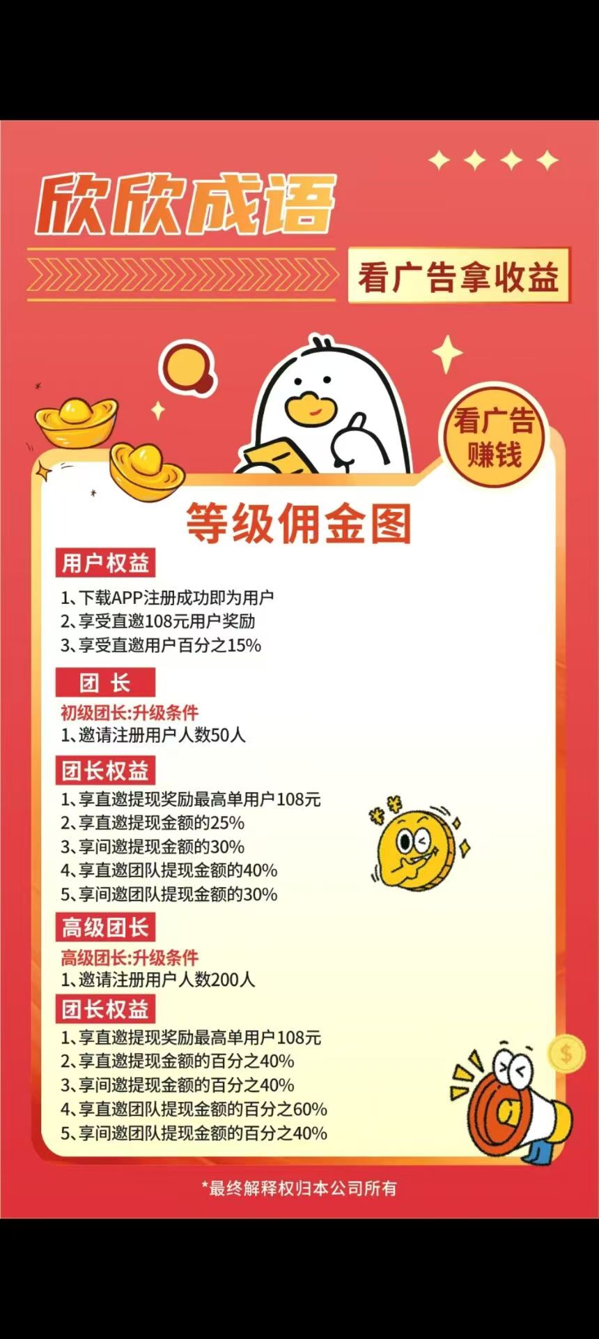 欣欣成语，自提五元，团长大水【五十元奖励启动】(4)